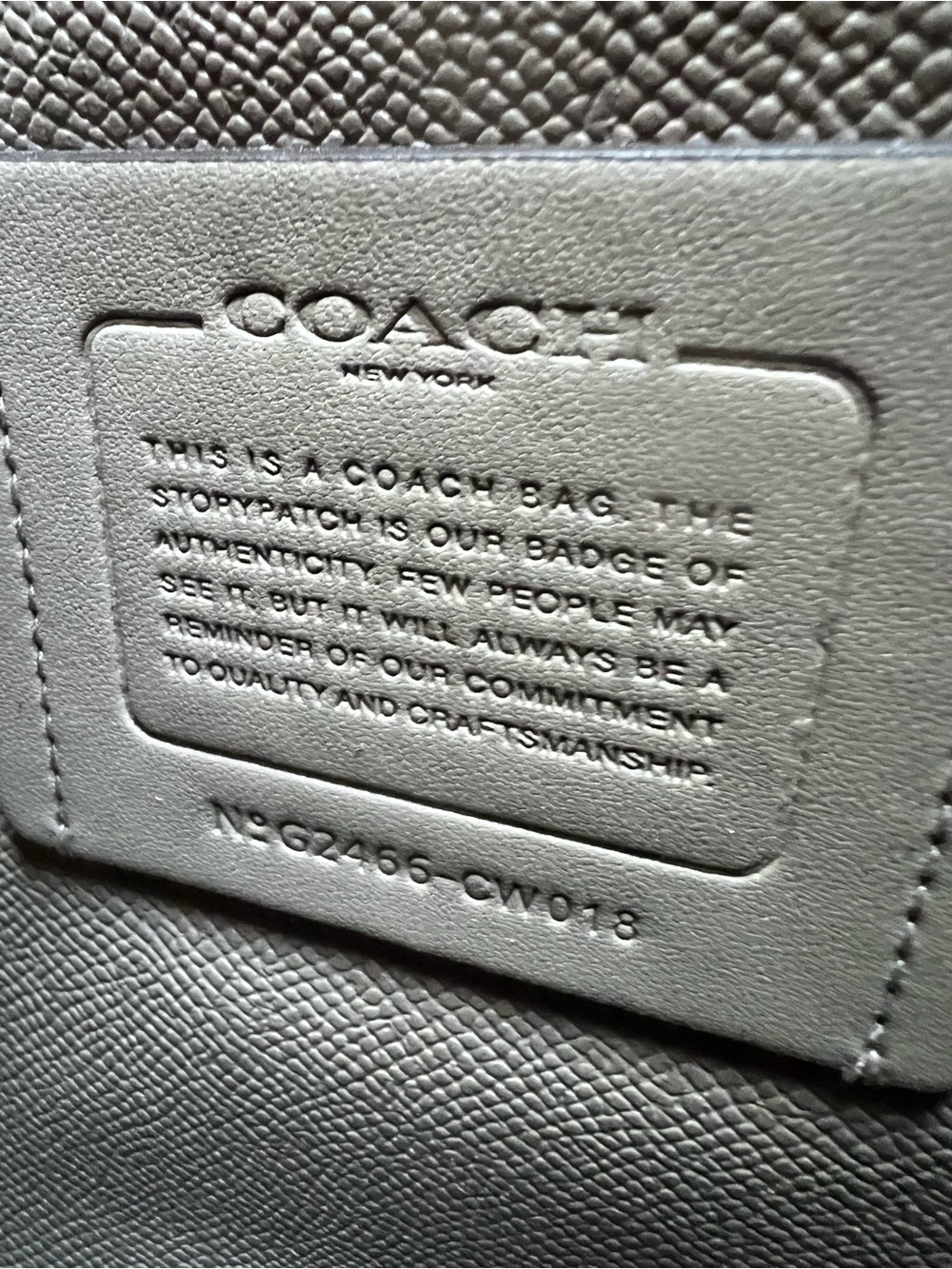 Coach Mollie Tote Light Beige Croc-Embossed Tote - Picture 11 of 12